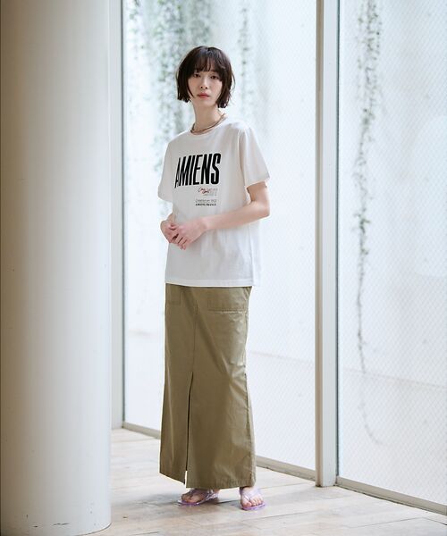 Rouge vif la cle / ルージュ・ヴィフ ラクレ Tシャツ | 別注【La Hutte / ラ ユット】フロッキー × 刺繍 ロゴTシャツ / | 詳細2