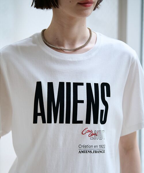 Rouge vif la cle / ルージュ・ヴィフ ラクレ Tシャツ | 別注【La Hutte / ラ ユット】フロッキー × 刺繍 ロゴTシャツ / | 詳細4