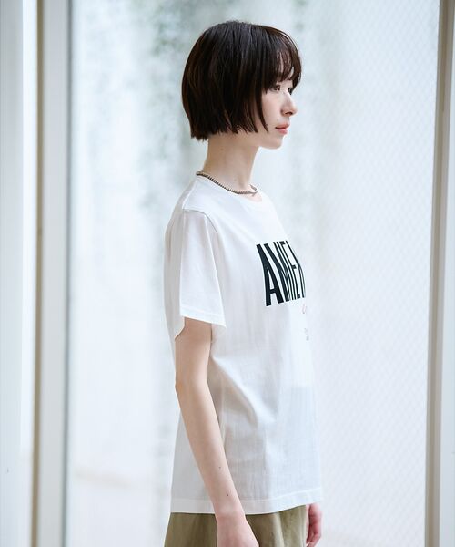 Rouge vif la cle / ルージュ・ヴィフ ラクレ Tシャツ | 別注【La Hutte / ラ ユット】フロッキー × 刺繍 ロゴTシャツ / | 詳細6