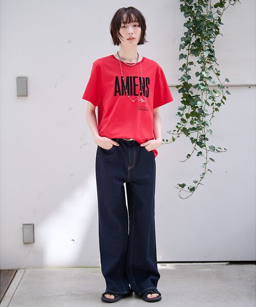 Rouge vif la cle / ルージュ・ヴィフ ラクレ Tシャツ | 別注【La Hutte / ラ ユット】フロッキー × 刺繍 ロゴTシャツ / | 詳細12