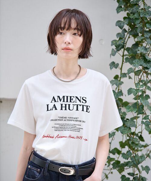 Rouge vif la cle / ルージュ・ヴィフ ラクレ Tシャツ | 別注【La Hutte / ラ ユット】フロッキー × 刺繍 ロゴTシャツ / | 詳細17