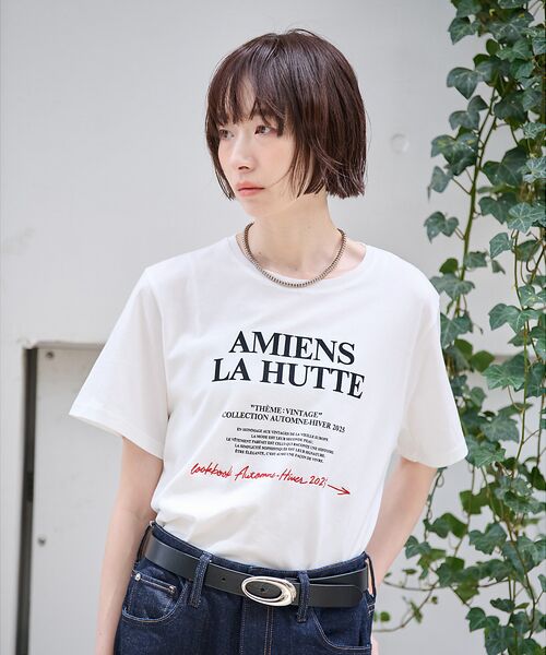 Rouge vif la cle / ルージュ・ヴィフ ラクレ Tシャツ | 別注【La Hutte / ラ ユット】フロッキー × 刺繍 ロゴTシャツ / | 詳細18