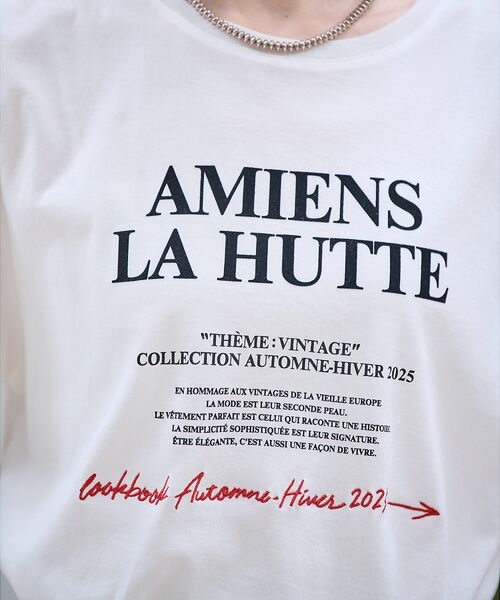 Rouge vif la cle / ルージュ・ヴィフ ラクレ Tシャツ | 別注【La Hutte / ラ ユット】フロッキー × 刺繍 ロゴTシャツ / | 詳細21