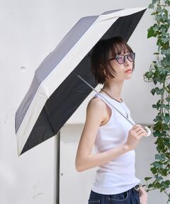 Rouge vif la cle / ルージュ・ヴィフ ラクレ 傘 | 折り畳み傘 / 日傘 / バイカラー / 晴雨兼用 / UV CUT / 遮光