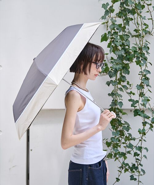 Rouge vif la cle / ルージュ・ヴィフ ラクレ 傘 | 折り畳み傘 / 日傘 / バイカラー / 晴雨兼用 / UV CUT / 遮光 | 詳細15