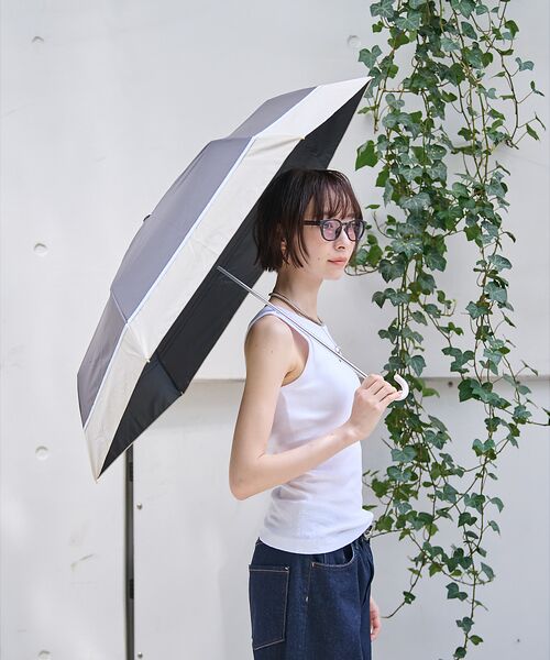 Rouge vif la cle / ルージュ・ヴィフ ラクレ 傘 | 折り畳み傘 / 日傘 / バイカラー / 晴雨兼用 / UV CUT / 遮光 | 詳細16