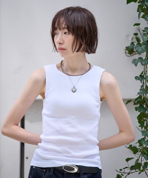 Rouge vif la cle / ルージュ・ヴィフ ラクレ キャミソール・チューブトップ | 【Hanes / ヘインズ】ブラアメリカンスリーブ / コットン / カップ付き | 詳細1