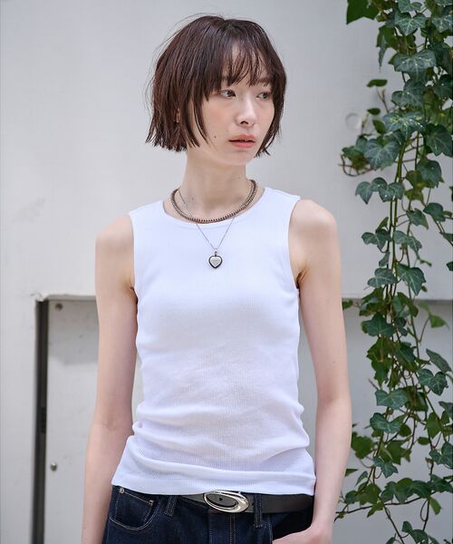 Rouge vif la cle / ルージュ・ヴィフ ラクレ キャミソール・チューブトップ | 【Hanes / ヘインズ】ブラアメリカンスリーブ / コットン / カップ付き | 詳細3