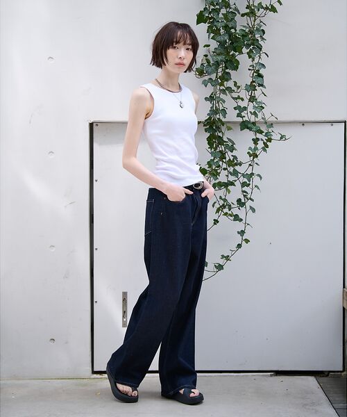 Rouge vif la cle / ルージュ・ヴィフ ラクレ キャミソール・チューブトップ | 【Hanes / ヘインズ】ブラアメリカンスリーブ / コットン / カップ付き | 詳細4