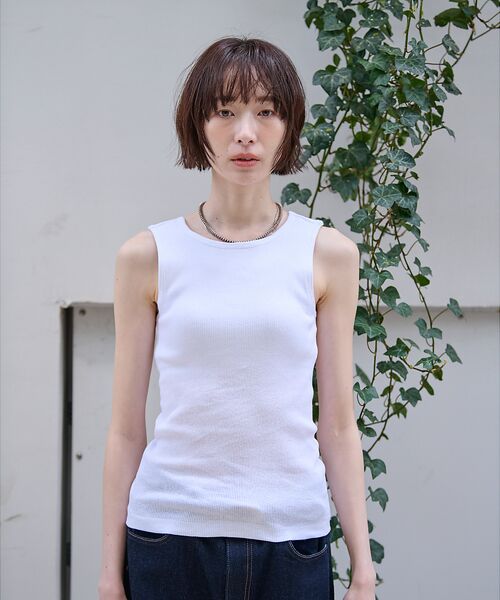 Rouge vif la cle / ルージュ・ヴィフ ラクレ キャミソール・チューブトップ | 【Hanes / ヘインズ】ブラアメリカンスリーブ / コットン / カップ付き | 詳細6