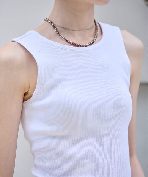 Rouge vif la cle / ルージュ・ヴィフ ラクレ キャミソール・チューブトップ | 【Hanes / ヘインズ】ブラアメリカンスリーブ / コットン / カップ付き | 詳細9