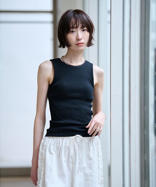 Rouge vif la cle / ルージュ・ヴィフ ラクレ キャミソール・チューブトップ | 【Hanes / ヘインズ】ブラアメリカンスリーブ / コットン / カップ付き | 詳細16