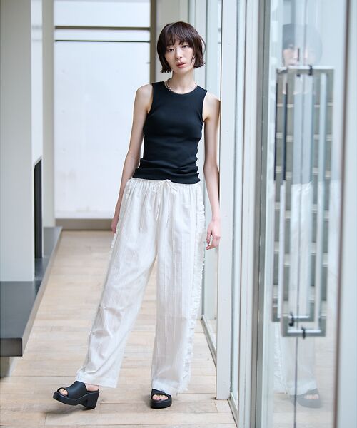 Rouge vif la cle / ルージュ・ヴィフ ラクレ キャミソール・チューブトップ | 【Hanes / ヘインズ】ブラアメリカンスリーブ / コットン / カップ付き | 詳細19