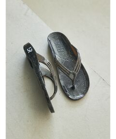 Rouge vif la cle / ルージュ・ヴィフ ラクレ サンダル | 別注【LAROUTE × GYOSAN】ロゴプリント ギョサン / ビーチサンダ