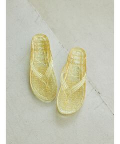 Rouge vif la cle / ルージュ・ヴィフ ラクレ サンダル | 別注【LAROUTE × GYOSAN】ロゴプリント ギョサン / ビーチサンダ