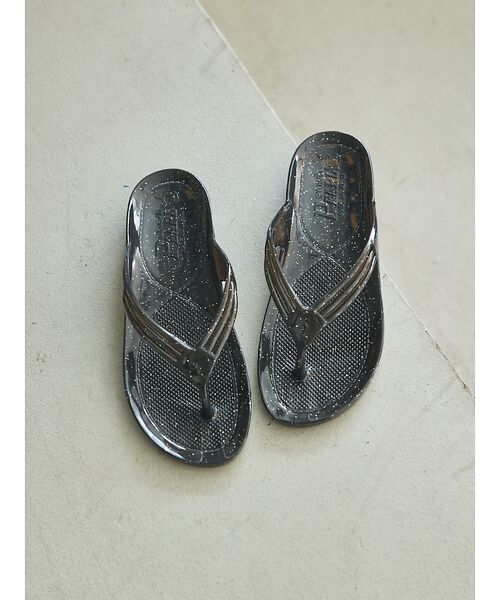 Rouge vif la cle / ルージュ・ヴィフ ラクレ サンダル | 別注【LAROUTE × GYOSAN】ロゴプリント ギョサン / ビーチサンダ | 詳細1