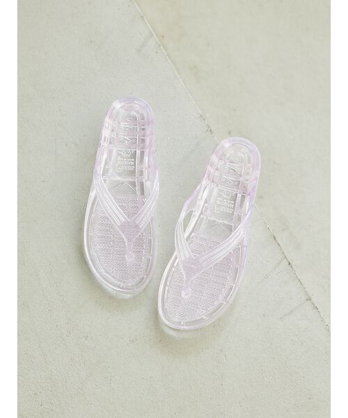 Rouge vif la cle / ルージュ・ヴィフ ラクレ サンダル | 別注【LAROUTE × GYOSAN】ロゴプリント ギョサン / ビーチサンダ | 詳細11