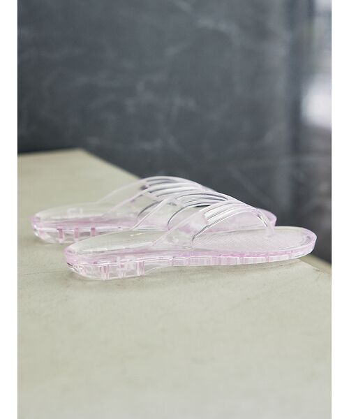 Rouge vif la cle / ルージュ・ヴィフ ラクレ サンダル | 別注【LAROUTE × GYOSAN】ロゴプリント ギョサン / ビーチサンダ | 詳細12