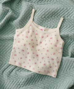 Rouge vif la cle / ルージュ・ヴィフ ラクレ キャミソール・チューブトップ | 【JEMORGAN / ジェーイーモーガン】カップ付きクロップドキャミソール/花