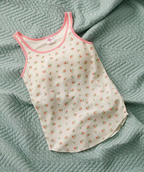 Rouge vif la cle / ルージュ・ヴィフ ラクレ キャミソール・チューブトップ | 【JEMORGAN / ジェーイーモーガン】クレリックタンクトップ/花柄/カップ | 詳細1