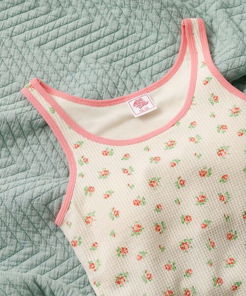 Rouge vif la cle / ルージュ・ヴィフ ラクレ キャミソール・チューブトップ | 【JEMORGAN / ジェーイーモーガン】クレリックタンクトップ/花柄/カップ | 詳細2