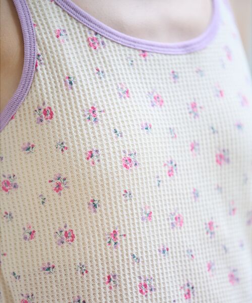 Rouge vif la cle / ルージュ・ヴィフ ラクレ キャミソール・チューブトップ | 【JEMORGAN / ジェーイーモーガン】クレリックタンクトップ/花柄/カップ | 詳細14