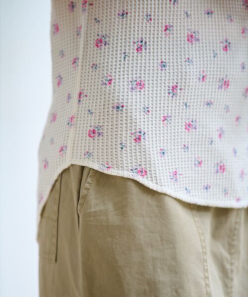 Rouge vif la cle / ルージュ・ヴィフ ラクレ キャミソール・チューブトップ | 【JEMORGAN / ジェーイーモーガン】クレリックタンクトップ/花柄/カップ | 詳細13