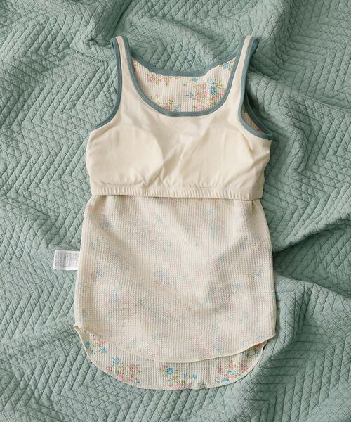 Rouge vif la cle / ルージュ・ヴィフ ラクレ キャミソール・チューブトップ | 【JEMORGAN / ジェーイーモーガン】クレリックタンクトップ/花柄/カップ | 詳細17