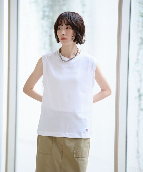 Rouge vif la cle / ルージュ・ヴィフ ラクレ Tシャツ | 【JEMORGAN/ジェーイーモーガン】カノコノースリーブカットソー/TCカノコ | 詳細1