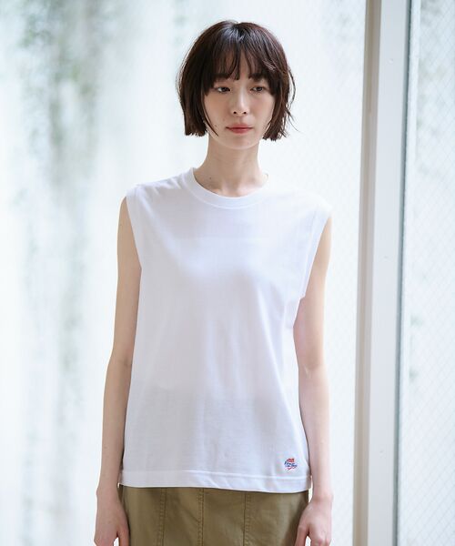 Rouge vif la cle / ルージュ・ヴィフ ラクレ Tシャツ | 【JEMORGAN/ジェーイーモーガン】カノコノースリーブカットソー/TCカノコ | 詳細4