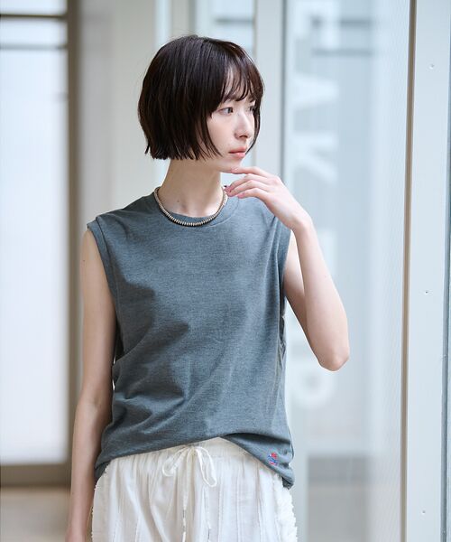 Rouge vif la cle / ルージュ・ヴィフ ラクレ Tシャツ | 【JEMORGAN/ジェーイーモーガン】カノコノースリーブカットソー/TCカノコ | 詳細11