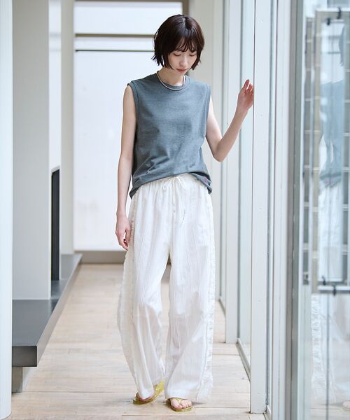 Rouge vif la cle / ルージュ・ヴィフ ラクレ Tシャツ | 【JEMORGAN/ジェーイーモーガン】カノコノースリーブカットソー/TCカノコ | 詳細13