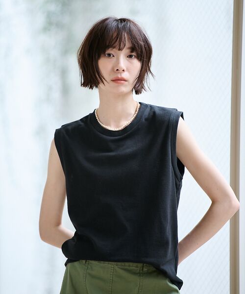 Rouge vif la cle / ルージュ・ヴィフ ラクレ Tシャツ | 【JEMORGAN/ジェーイーモーガン】カノコノースリーブカットソー/TCカノコ | 詳細19