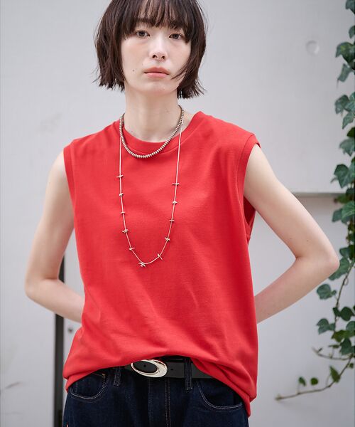 Rouge vif la cle / ルージュ・ヴィフ ラクレ Tシャツ | 【JEMORGAN/ジェーイーモーガン】カノコノースリーブカットソー/TCカノコ | 詳細23