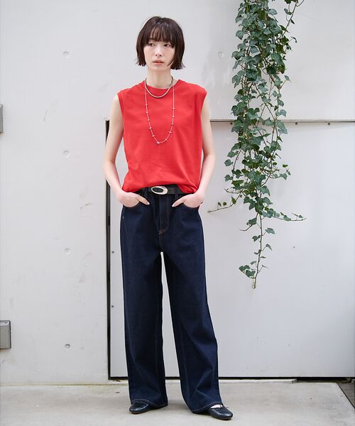 Rouge vif la cle / ルージュ・ヴィフ ラクレ Tシャツ | 【JEMORGAN/ジェーイーモーガン】カノコノースリーブカットソー/TCカノコ | 詳細25
