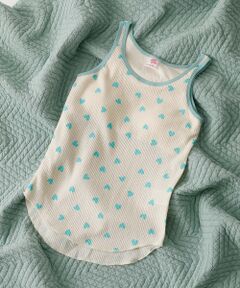 Rouge vif la cle / ルージュ・ヴィフ ラクレ キャミソール・チューブトップ | 【JEMORGAN/ジェーイーモーガン】カップ付クレリックタンクハート柄/カップ