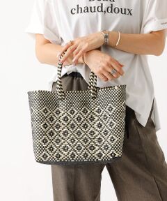 Rouge vif la cle / ルージュ・ヴィフ ラクレ トートバッグ | 【MOON BIRD/ムーンバード】手編みのメルカドバッグ/TANPIN S/手