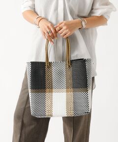 Rouge vif la cle / ルージュ・ヴィフ ラクレ トートバッグ | 【MOON BIRD/ムーンバード】手編みのメルカドバッグM/手編み/正方形【W