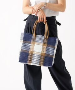 Rouge vif la cle / ルージュ・ヴィフ ラクレ トートバッグ | 【MOON BIRD/ムーンバード】手編みのメルカドバッグM/手編み/正方形【W