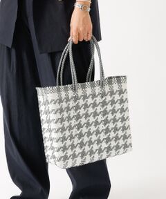 Rouge vif la cle / ルージュ・ヴィフ ラクレ トートバッグ | 【MOON BIRD/ムーンバード】手編みのメルカドバッグM/手編み/正方形【W