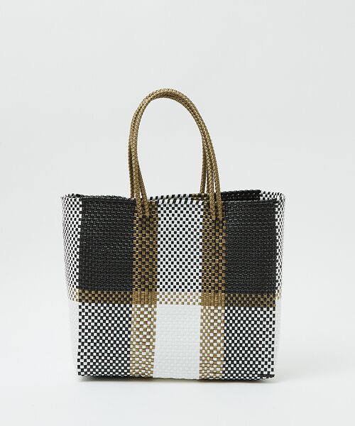 Rouge vif la cle / ルージュ・ヴィフ ラクレ トートバッグ | 【MOON BIRD/ムーンバード】手編みのメルカドバッグM/手編み/正方形【W | 詳細2