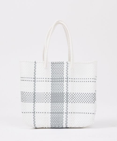 Rouge vif la cle / ルージュ・ヴィフ ラクレ トートバッグ | 【MOON BIRD/ムーンバード】手編みのメルカドバッグM/手編み/正方形【W | 詳細19