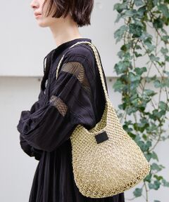 Rouge vif la cle / ルージュ・ヴィフ ラクレ トートバッグ | 【Swaraj/スワラージ】手編みのメタリックマクラメバッグ / ハンドバッグ