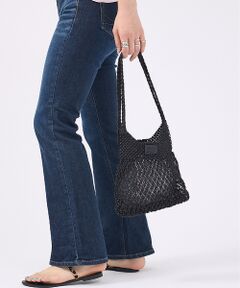 Rouge vif la cle / ルージュ・ヴィフ ラクレ トートバッグ | 【Swaraj/スワラージ】手編みのメタリックマクラメバッグ / ハンドバッグ