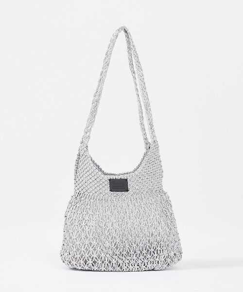 Rouge vif la cle / ルージュ・ヴィフ ラクレ トートバッグ | 【Swaraj/スワラージ】手編みのメタリックマクラメバッグ / ハンドバッグ | 詳細1