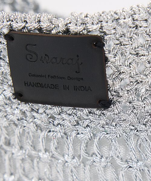 Rouge vif la cle / ルージュ・ヴィフ ラクレ トートバッグ | 【Swaraj/スワラージ】手編みのメタリックマクラメバッグ / ハンドバッグ | 詳細2