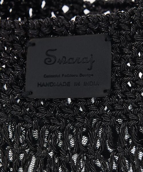 Rouge vif la cle / ルージュ・ヴィフ ラクレ トートバッグ | 【Swaraj/スワラージ】手編みのメタリックマクラメバッグ / ハンドバッグ | 詳細16