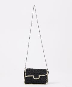 Rouge vif la cle / ルージュ・ヴィフ ラクレ ショルダーバッグ | 【Swaraj/スワラージ】手編みのメタリックマクラメBAG / チェーンミニバ