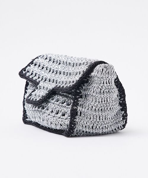 Rouge vif la cle / ルージュ・ヴィフ ラクレ ショルダーバッグ | 【Swaraj/スワラージ】手編みのメタリックマクラメBAG / チェーンミニバ | 詳細8