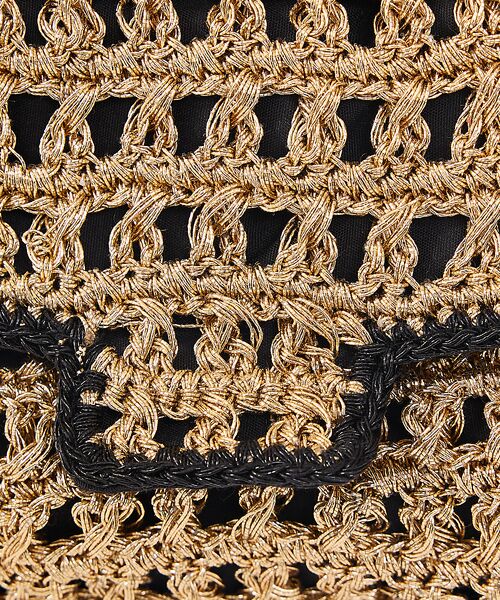 Rouge vif la cle / ルージュ・ヴィフ ラクレ ショルダーバッグ | 【Swaraj/スワラージ】手編みのメタリックマクラメBAG / チェーンミニバ | 詳細17